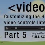 5 HTML5 Custom Video Player Controls JavaScript Full Screen Tutorial