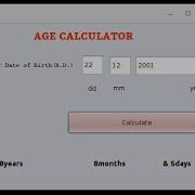 Age Calculator Using JAVA In Apache Netbeans Simple Trick Aswell