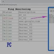 Ping Monitoring From Anywhere PHP