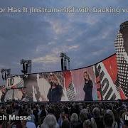 Adele Rumor Has It Instrumental With Backing Vocals Live At The Munich Messe