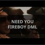 Fireboy DML NEED YOU LYRIC VIDEO