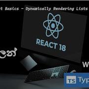 7 React 18 With TypeScript Sinhala Dynamically Rendering List