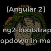 Angular 2 Ng2 Bootstrap Dropdown In The Navbar