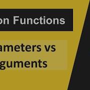 Python Tutorial In Hindi Difference Between Parameters And Arguments