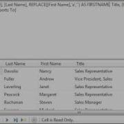 SQL Example Using REPLACE