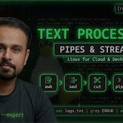 Linux Text Processing Awk Sed Pipes Redirections DevOps Command Line