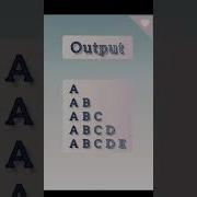 How To Print Character Alphabet Pattern Triangle In C Programming Ccoding Cclass Aimsit