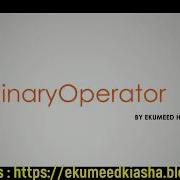 Binary Operator