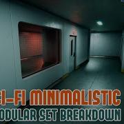 UE5 13 Piece Sci Fi Minimalistic Environment Modular Base Set For UE5 3 To Use WoLD Patreon