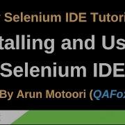 New Selenium IDE Part 2 Installing And Using Selenium IDE