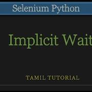 Implicit Wait In Selenium Python Selenium Python Tutorial