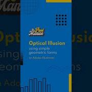 Optical Illusion Art Using Geometric Shapes Adobe Illustrator In 5 Simple Steps