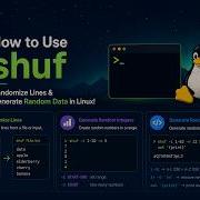 How To Use Shuf Randomize Lines Generate Random Data In Linux