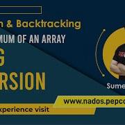 Find Maximum Of An Array Using Recursion Algorithms In JAVA