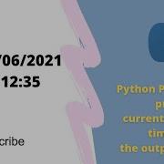Program In Python To Print Current Date And Time