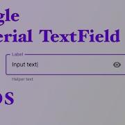 How To Use Google Material Design Component To Build Outlined Text Field In IOS Step By Step 2020