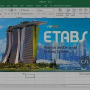 ETABS API ETABS Automation Using API Via Excel VBA