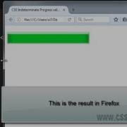 CSS Indeterminate Progress Selector