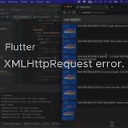 Flutter Error XMLHttpRequest Error