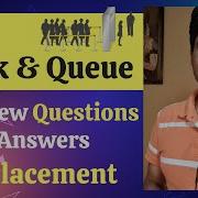 10 Stack Queue Interview Questions Answers In Java For Freshers Experienced Campus Placement