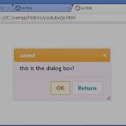 Dialog Box Using JQuery