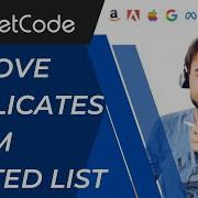 Remove Duplicates From Sorted List LeetCode 83 Full Solution With Animations Easy Explanation