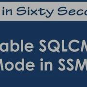 Enable SQLCMD Mode In SSMS SQL In Sixty Seconds 048