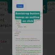 How To Remove Bootstrap Button Focus Border CSS Bootstrap Bootstrap5 Shorts