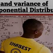 Mean And Variance Of An Exponential Distribution