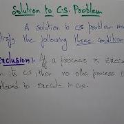 Critical Section Problem Solution OS Lec 55 Bhanu Priya
