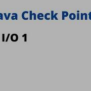 Java Check Point 56 Text I O 1