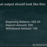 ATM Project Withdrawal Function