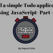 Build A Todo Application Using JavaScript CRUD Refactor Part 2
