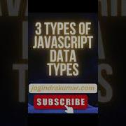 3 TYPE OF JAVASCRIPT DATA TYPES Javascript Datatypes Number String Object Shorts