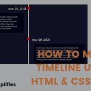 How To Create Vertical Timeline Using HTML CSS Create Responsive Vertical Timeline