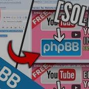 How To Embed YouTube In PhpBB Using Videos Links Only