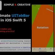 How To Animate UITabBarController In IOS With Swift 5