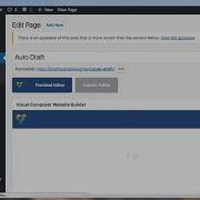 Visual Composer Website Builder Free Version Backend Editor