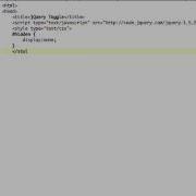 JQuery Toggle Effect