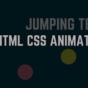 Jumping Text CSS Animation