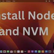 How To Install Node And NVM On Mac MacOS