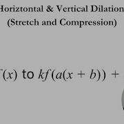 Horizontal Vertical DILATIONS Transformations