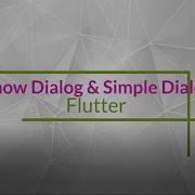Flutter Show Dialog Simple Dialog