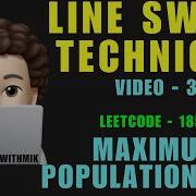 Maximum Population Year Leetcode 1854 3 Approaches Concepts Questions 3 CodestorywithMIK