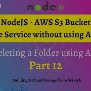 How To Delete A Folder In NodeJS Using Fs Library Building AWS S3 Bucket Like Service Using NodeJS