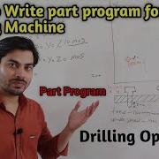 CNC Drilling Hindi Drilling Operation On CNC Machine Part Program For CNC Drilling CNC Milling