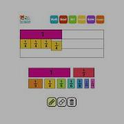 Partition Rectangle With Fraction Strips