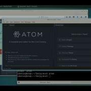 Установка ATOM в Debian 8 Jessie