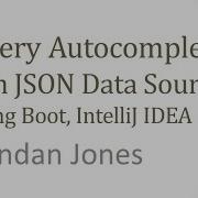 Create Dynamic Autocomplete With JQuery And Spring Boot