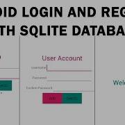 Login And Register Android With SQLite Database